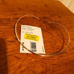 NWT James Avery .925 Sterling Silver Neck Collar